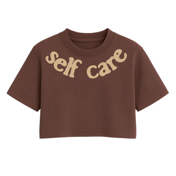 The Care Club Self Care Crop Tee