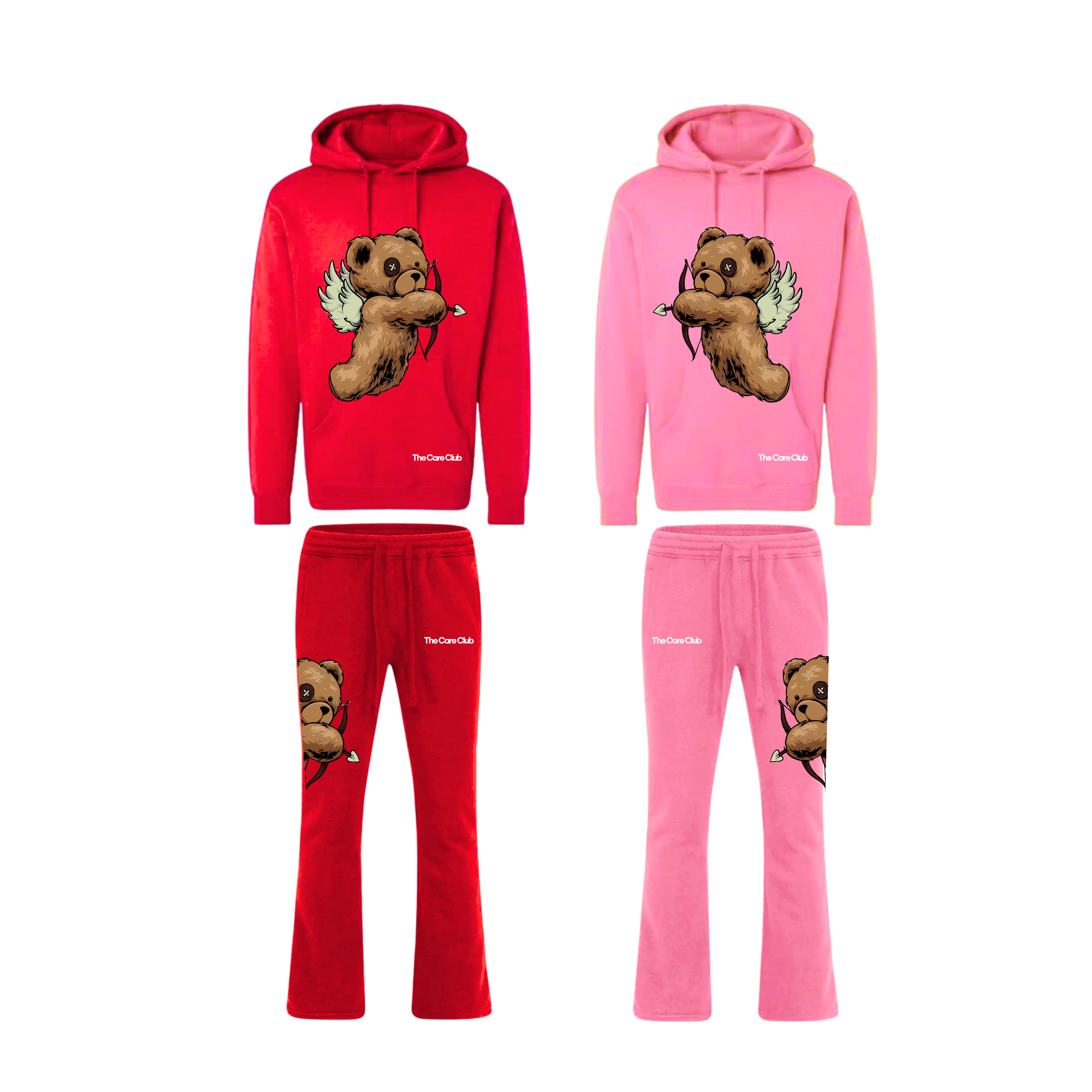 Cupid Bear Flared Set Bundle - His & Hers