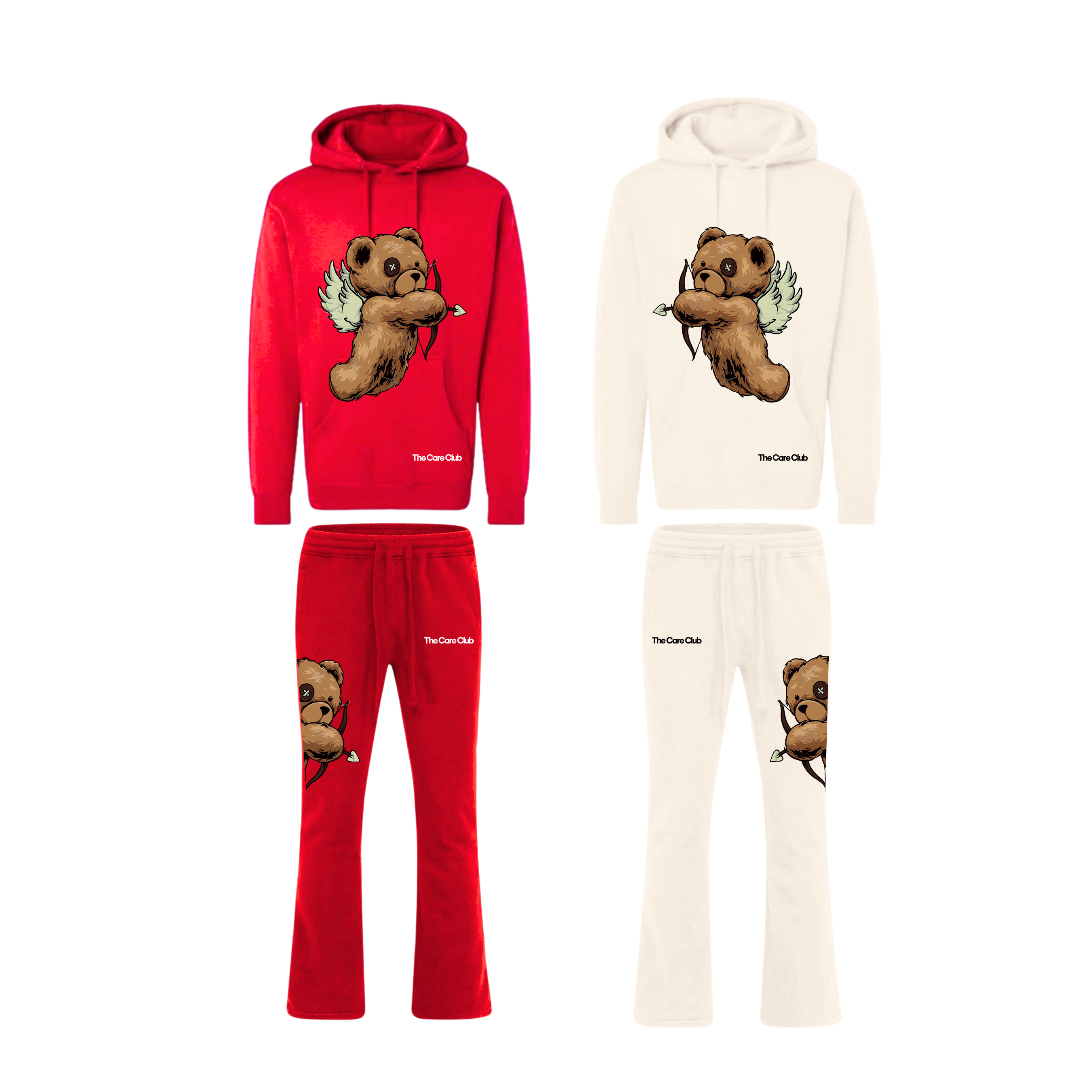 Cupid Bear Flared Set Bundle - His & Hers