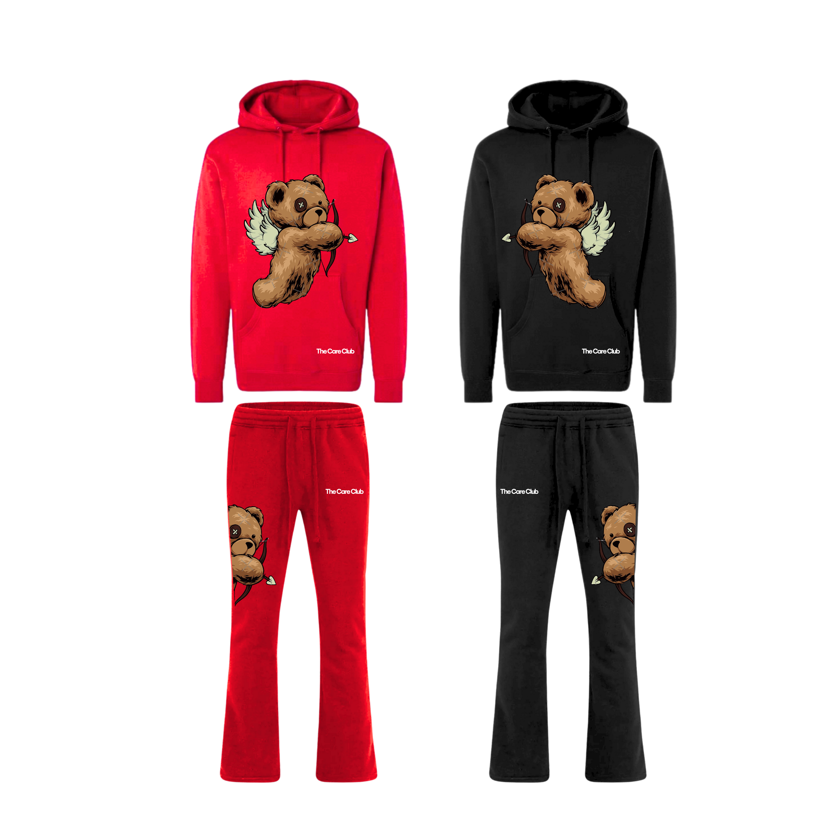 Cupid Bear Flared Set Bundle - His & Hers